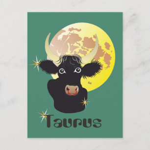 Carte Postale Taurus April 21 to May 20 Postcards