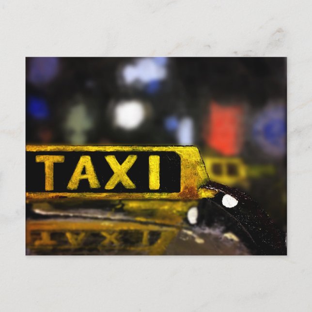 Carte postale Taxi (Devant)