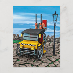 Carte Postale Taxi à vapeur