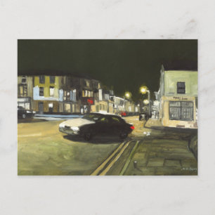 Carte Postale Taxi, Cardiff, Pays de Galles, Royaume-Uni