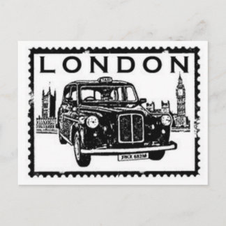 Carte Postale Taxi de Londres