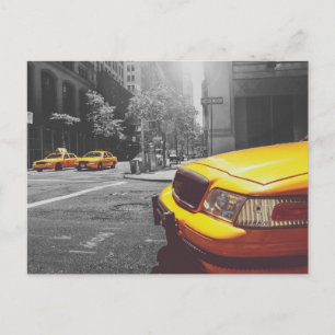 Carte Postale Taxi jaune 01