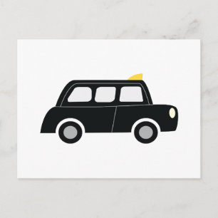 Carte Postale Taxi noir