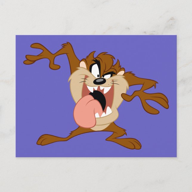 Carte Postale TAZ | Sticking his Tongue Out (Devant)