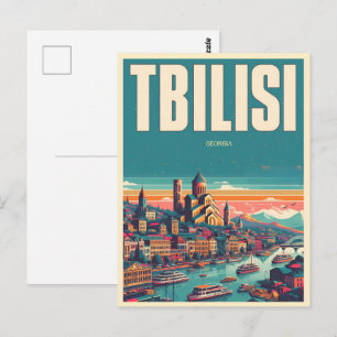 Carte Postale Tbilissi capitale de la Géorgie, cadeaux souvenirs
