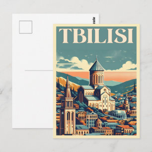 Carte Postale Tbilissi capitale de la Géorgie, cadeaux souvenirs