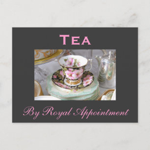 Carte Postale Tea 'By Royal Appointment' Postcard
