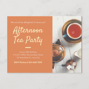Carte Postale Tea Party après-midi