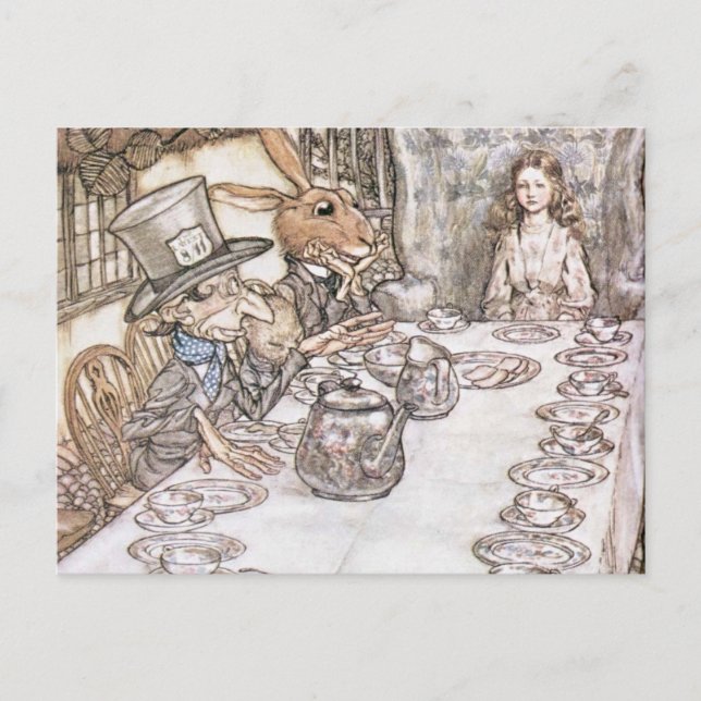 Carte Postale Tea Party avec la Haine Mad (Devant)
