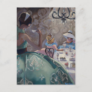Carte Postale Tea Party par Trish Biddle