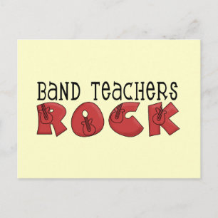 Carte Postale Teachers de bande T-shirts et cadeaux Rock