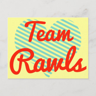 Carte Postale Team Rawls