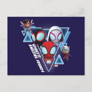 Carte Postale Team Spidey avec Ant-Man et la Wasp