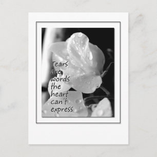 Carte Postale Tears