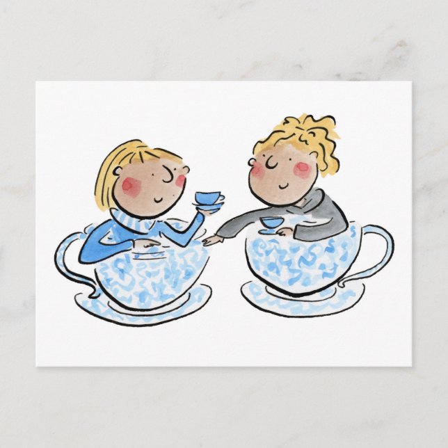 Carte Postale Teatime (Devant)