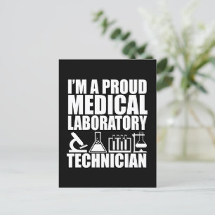 Carte Postale Technicien de laboratoire Médicale