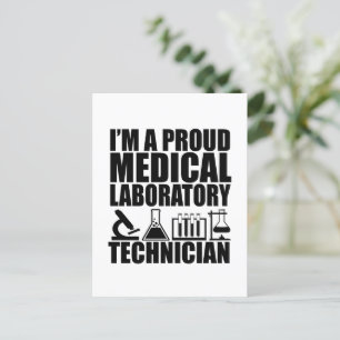 Carte Postale Technicien de laboratoire Médicale