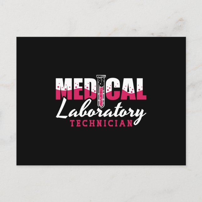 Carte Postale Technicien de laboratoire Médicale Chimiste Labora (Devant)