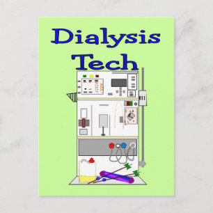 Carte Postale Technicien en dialyse - Conception de machine Fres