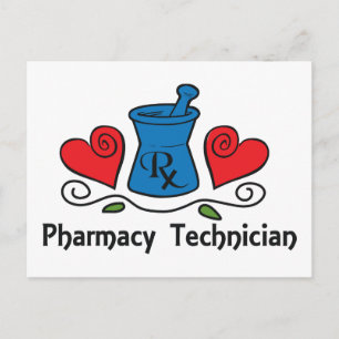 Carte Postale Technicien en pharmacie
