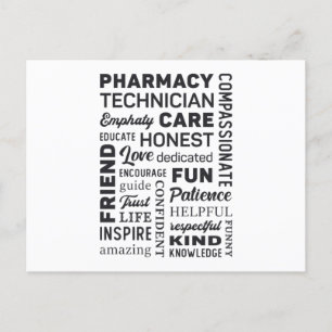 Carte Postale Technicien en pharmacie Tech Médecine Pharmaciste