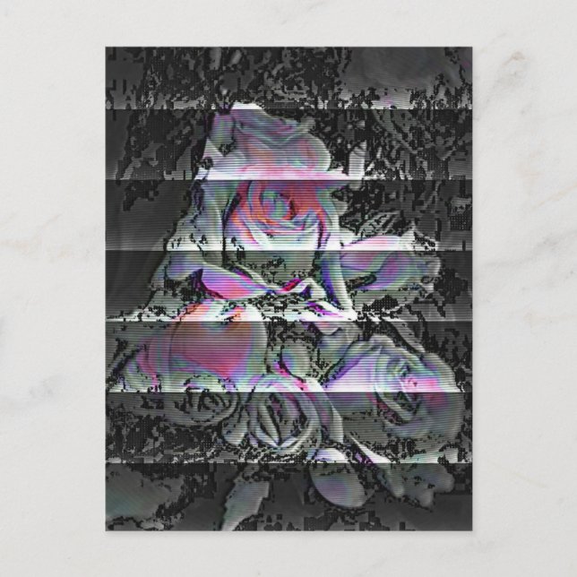 Carte Postale Techno Bouquet (Devant)