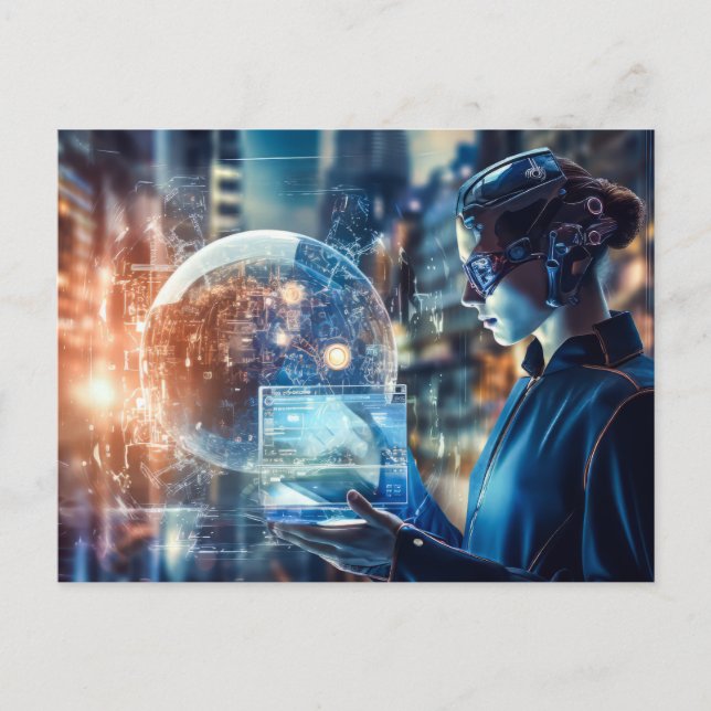 Carte Postale Technologie futuriste (Devant)