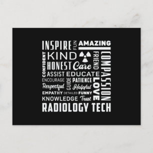 Carte Postale Technologue en radiologie Rad Tech X-Ray