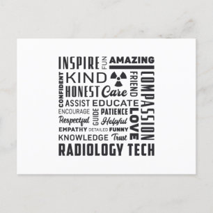 Carte Postale Technologue en radiologie Rad Tech X-Ray Tech