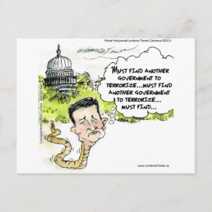 Carte Postale Ted Cruz Slithers Du Congrès Drôle