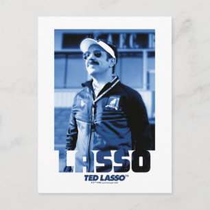 Carte Postale Ted Lasso   Lasso Photo Portrait Graphique