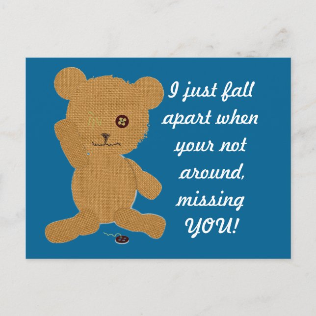 Carte postale Teddy (Devant)
