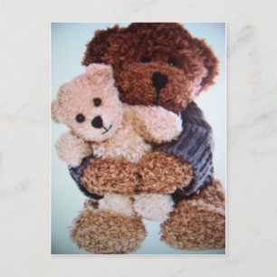 Carte Postale teddy bear love