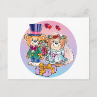 Teddy Bear Mariage Couple