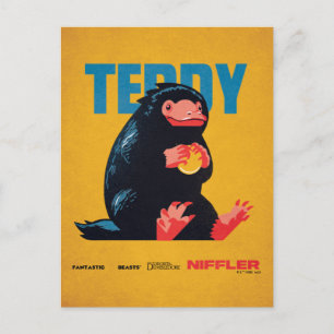 Carte Postale Teddy Vintage Graphic