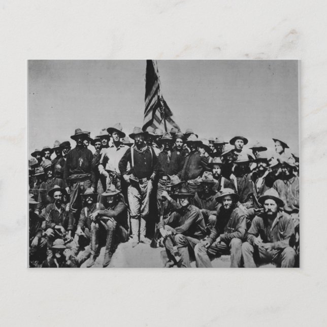 Carte Postale Teddy's Colts Teddy Roosevelt Rough Riders 1898 (Devant)