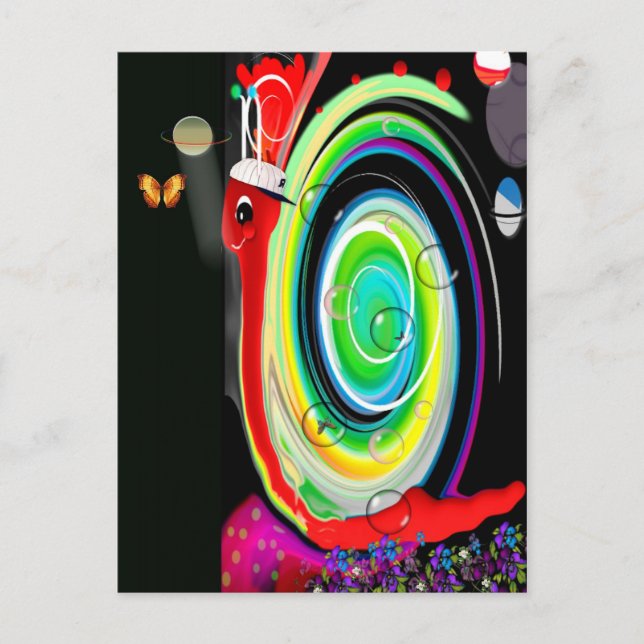 Carte Postale TedTheSnail (Devant)