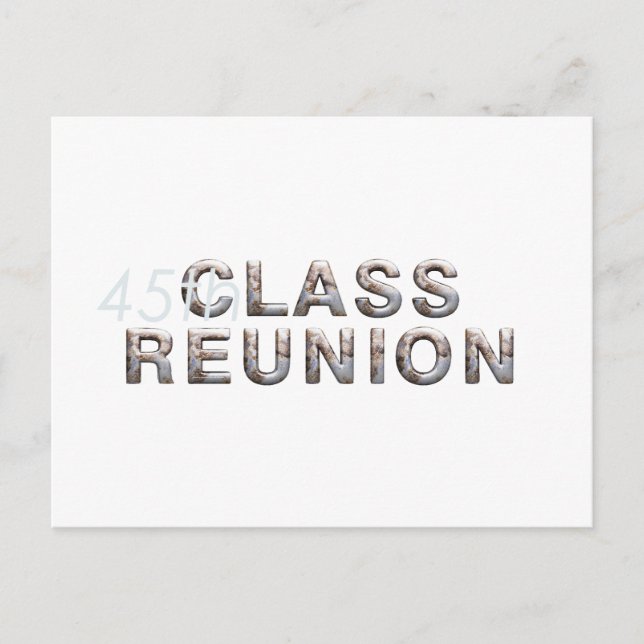 Carte Postale TEE 45e Réunion de classe (Devant)