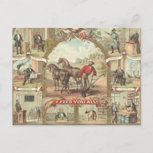 Carte Postale TEE Farmer Slogan