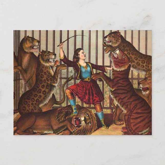 Carte Postale TEE Lion Queen (Devant)