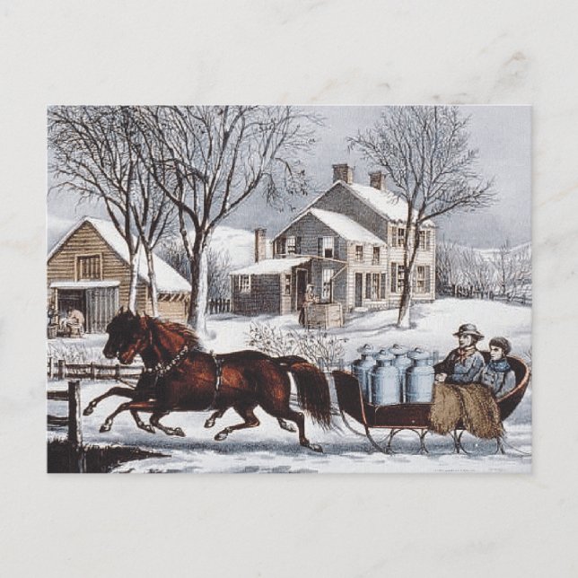 Carte Postale TEE Winter Ride (Devant)