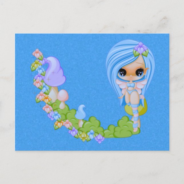Carte Postale Teensy Fae Cute Faery (Devant)