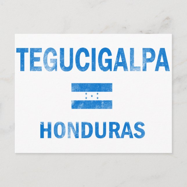Carte Postale Tegucigalpa Honduras Designs (Devant)