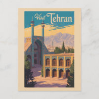 Téhéran Iran Palais Golestan Illustration Voyage