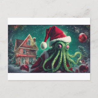 Carte Postale Tehulhu Christmas Spirits