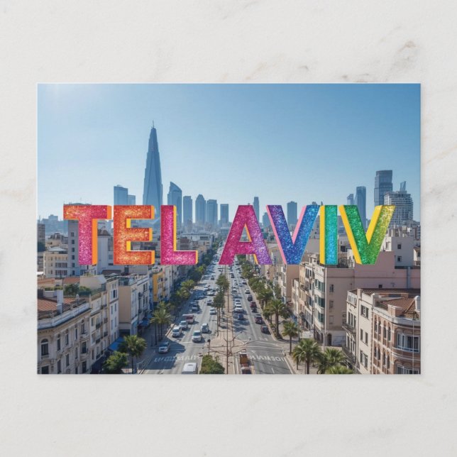 Carte Postale Tel aviv israel (Devant)
