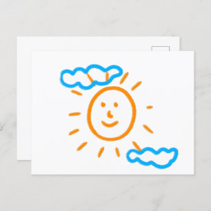 Carte Postale Télécharger des enfants Dessiner Transformer des e