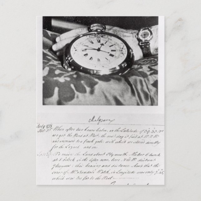 Carte Postale Télécopieur du Chronomètre de poche (Devant)