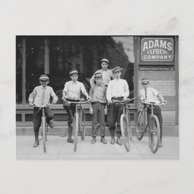 Carte Postale Telegram Messenger Boys, 1911 (Devant)