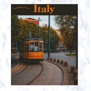 Carte Postale Téléphérique à Milan Italie